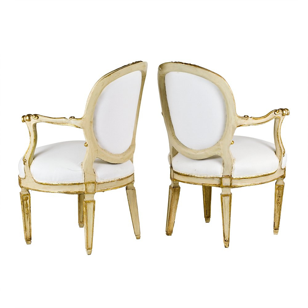 Pair Of Louis XVI Armchairs-photo-3