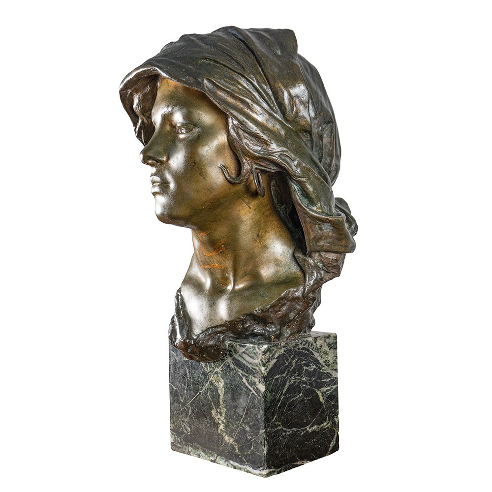 Bust Depicting A Gypsy's Head – O. Gargiulo-photo-2