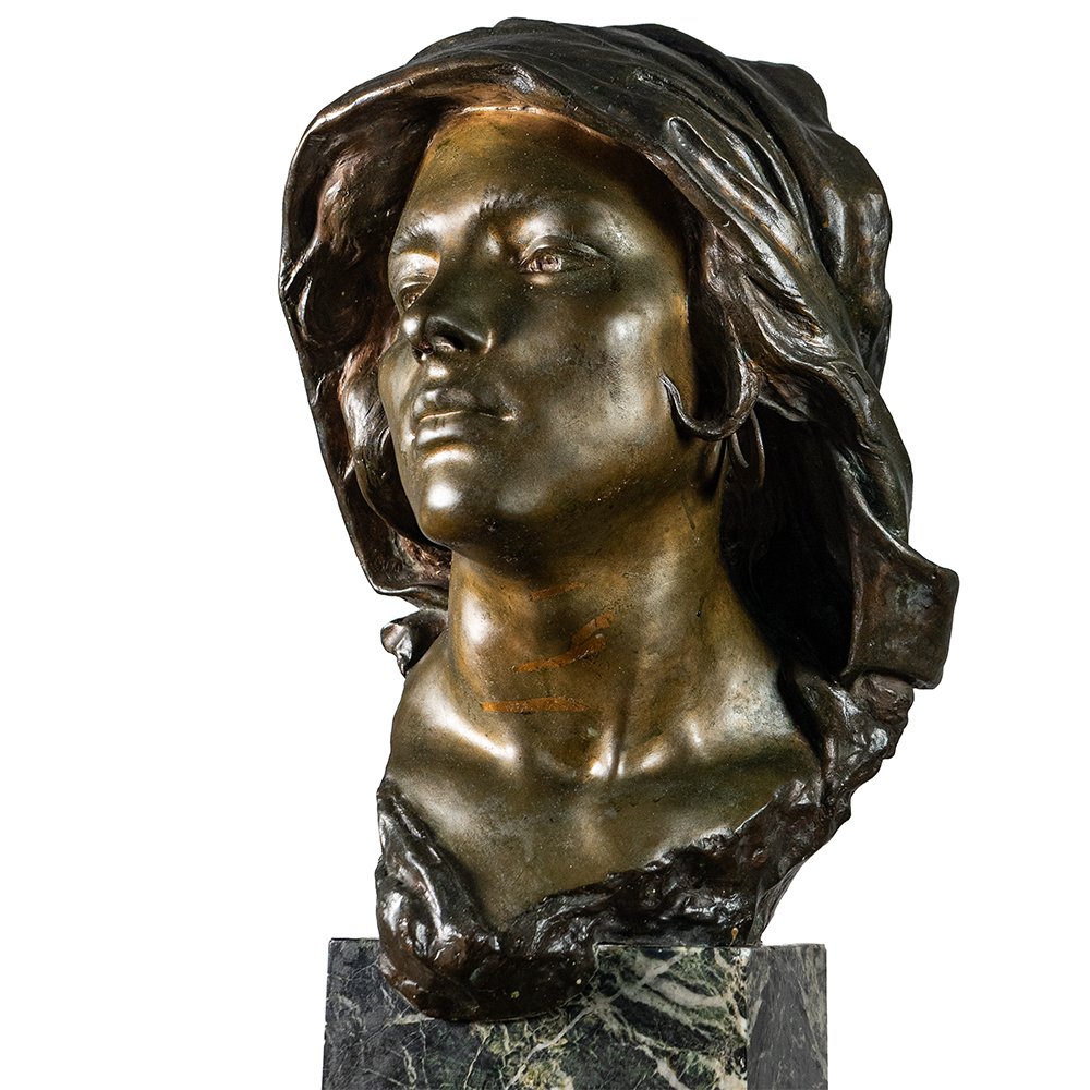 Bust Depicting A Gypsy's Head – O. Gargiulo-photo-4