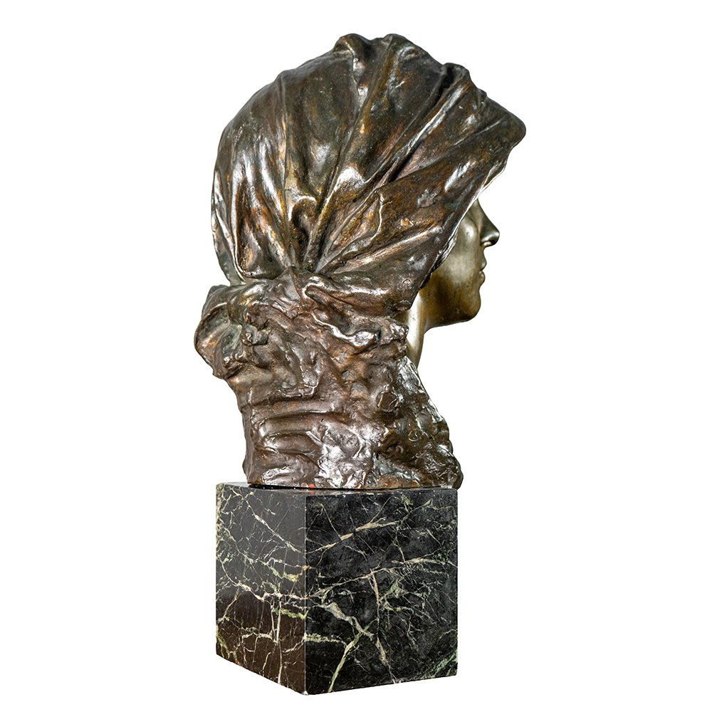 Bust Depicting A Gypsy's Head – O. Gargiulo-photo-4