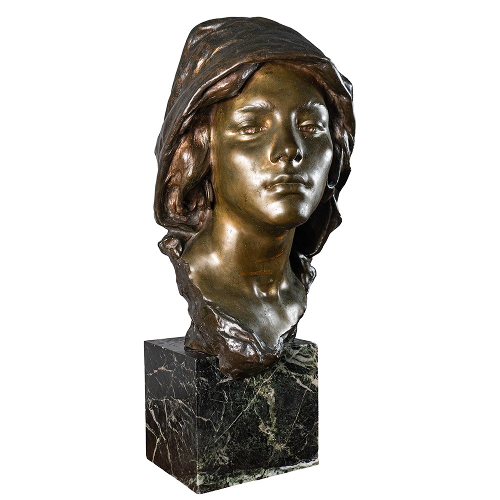 Bust Depicting A Gypsy's Head – O. Gargiulo