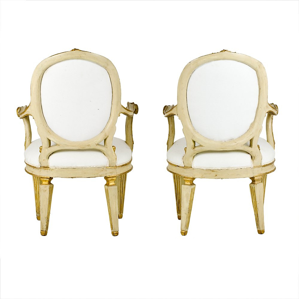 Pair Of Louis XVI Armchairs-photo-4