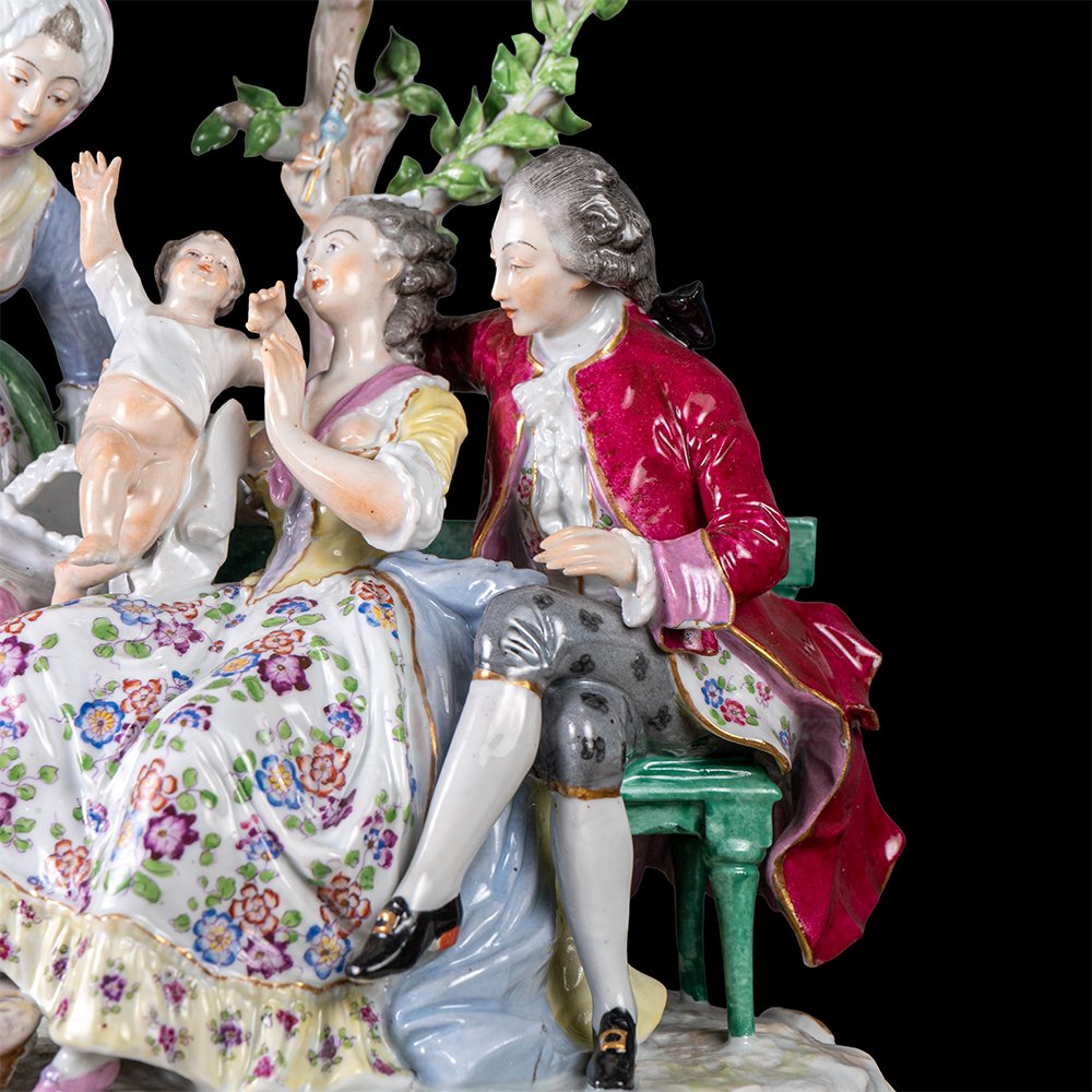 Groupe sculptural - Meissen-photo-3