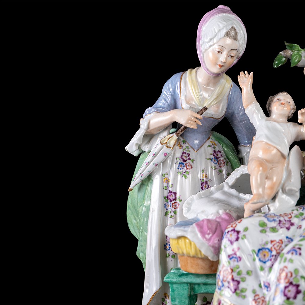 Groupe sculptural - Meissen-photo-4
