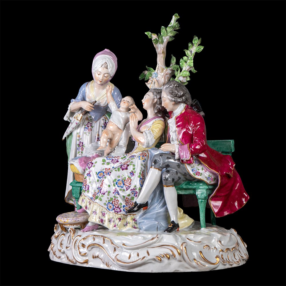 Groupe sculptural - Meissen-photo-2