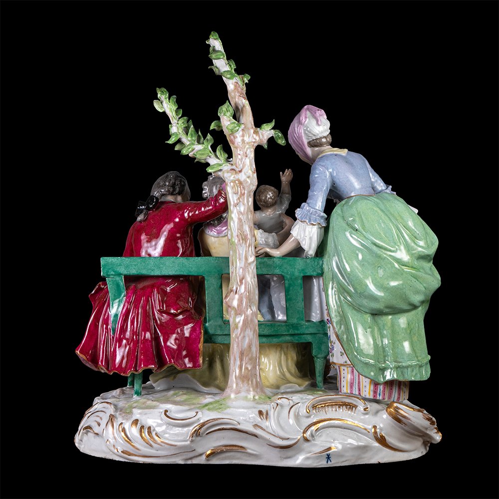 Groupe sculptural - Meissen-photo-4