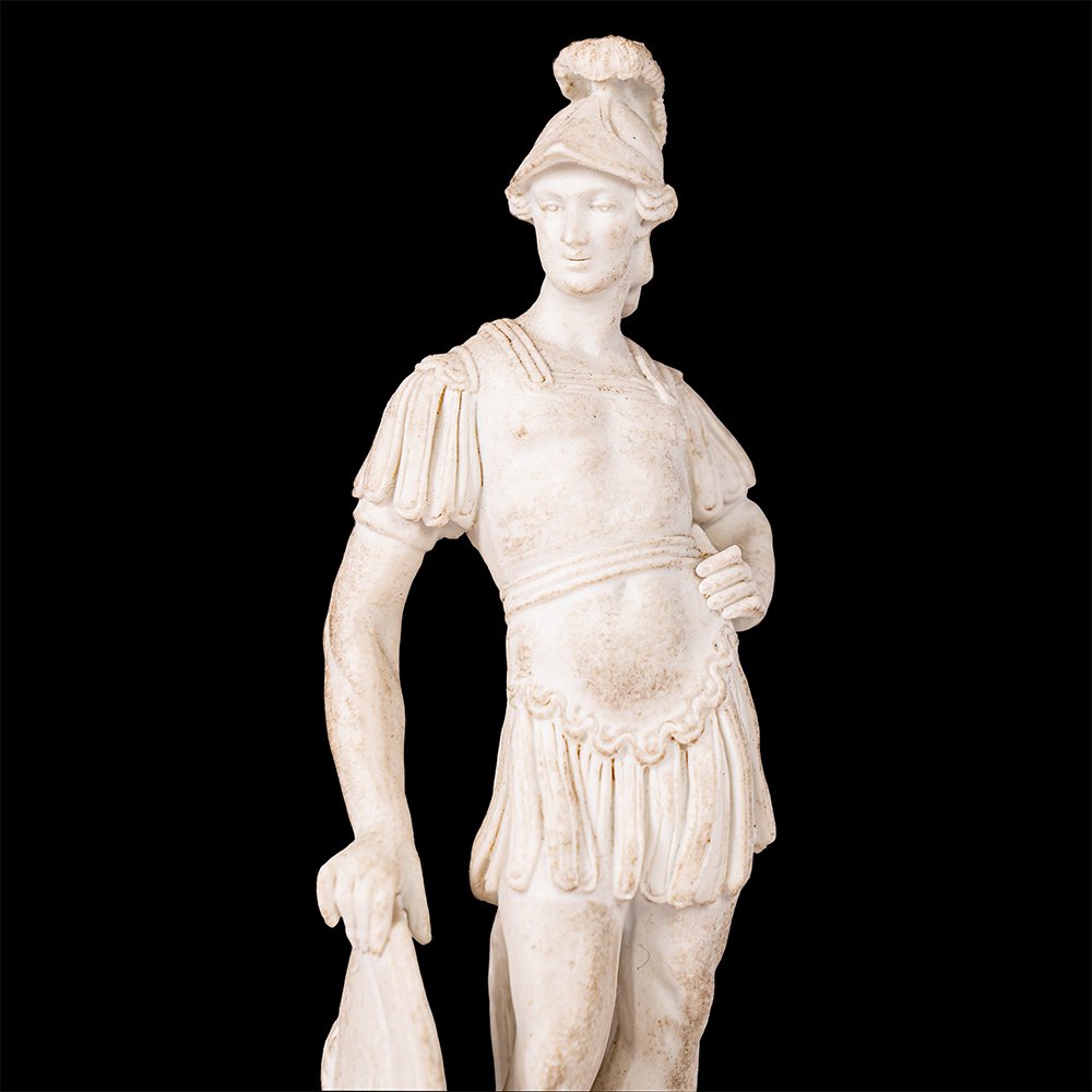 Paire de sculptures représentant Mars et Minerve-photo-3