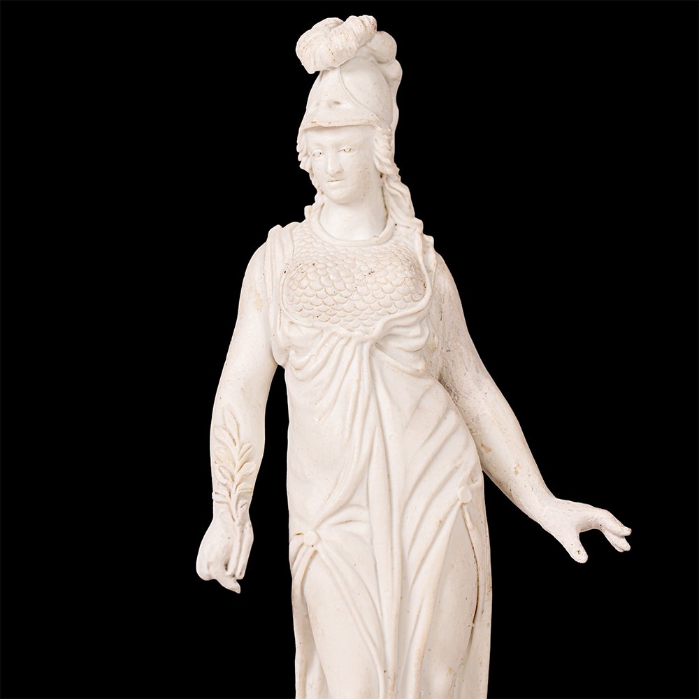 Paire de sculptures représentant Mars et Minerve-photo-4