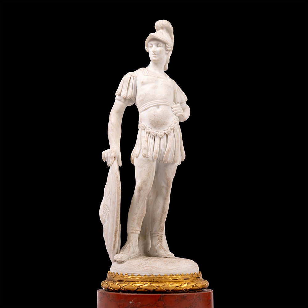 Paire de sculptures représentant Mars et Minerve-photo-2