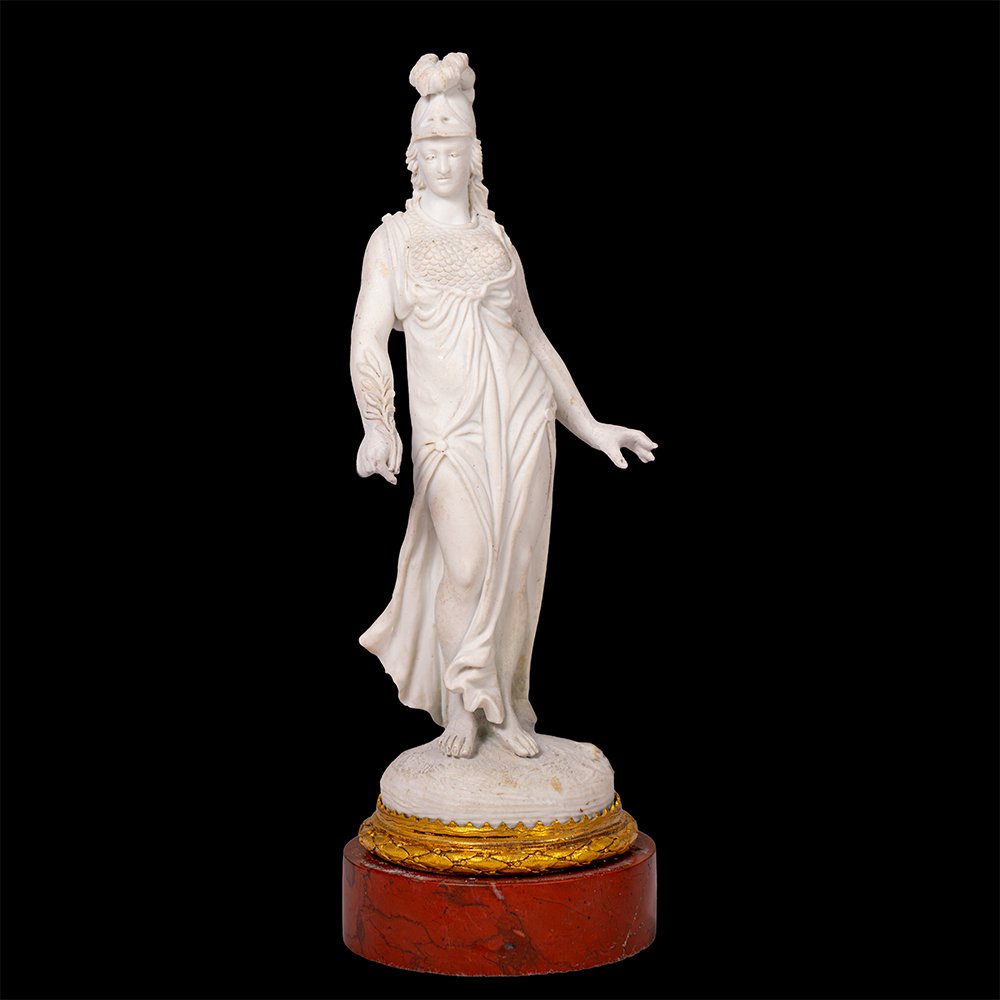 Paire de sculptures représentant Mars et Minerve-photo-4