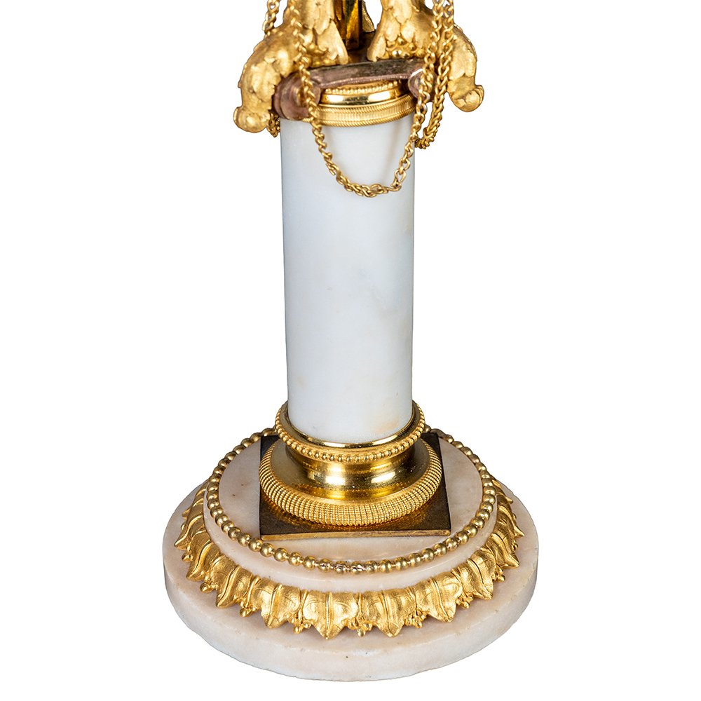 Paire de candélabres Louis XVI-photo-6