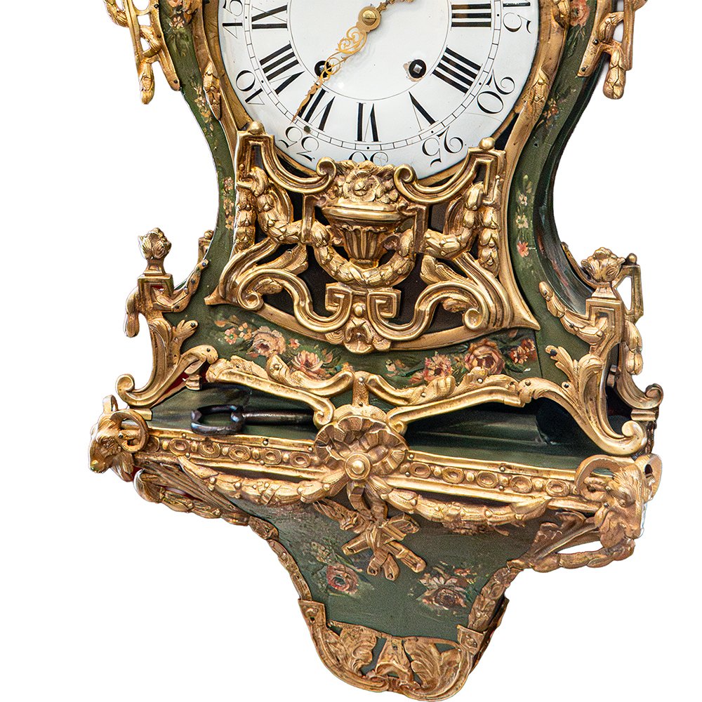 French Louis XV Cartel Clock-photo-4