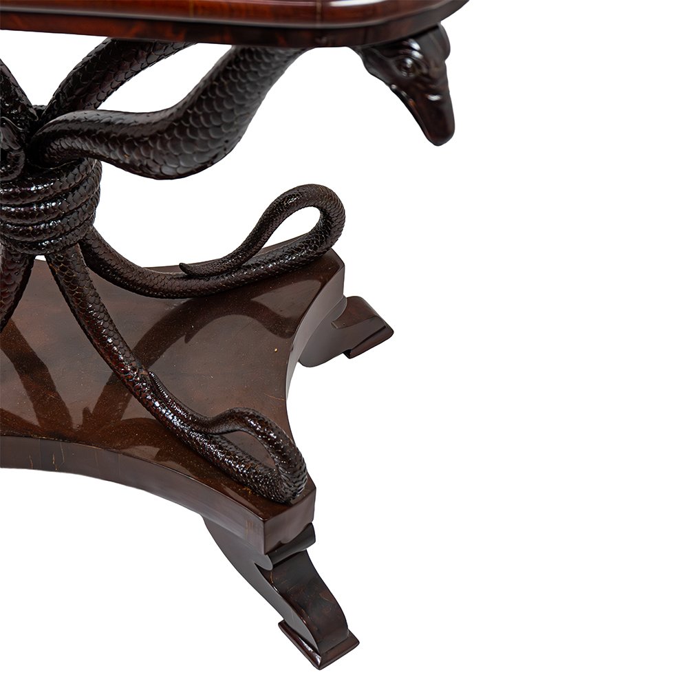 Extremely Rare Coffee Table With A Chessboard-photo-6