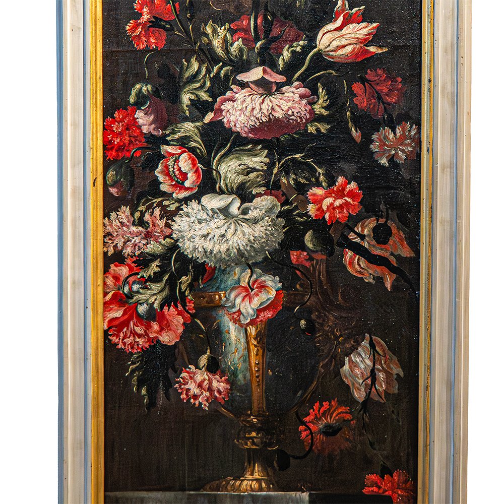 Pair Of “vases With Flowers” - Laura Bernasconi, Known As “laura Dei Fiori”-photo-4