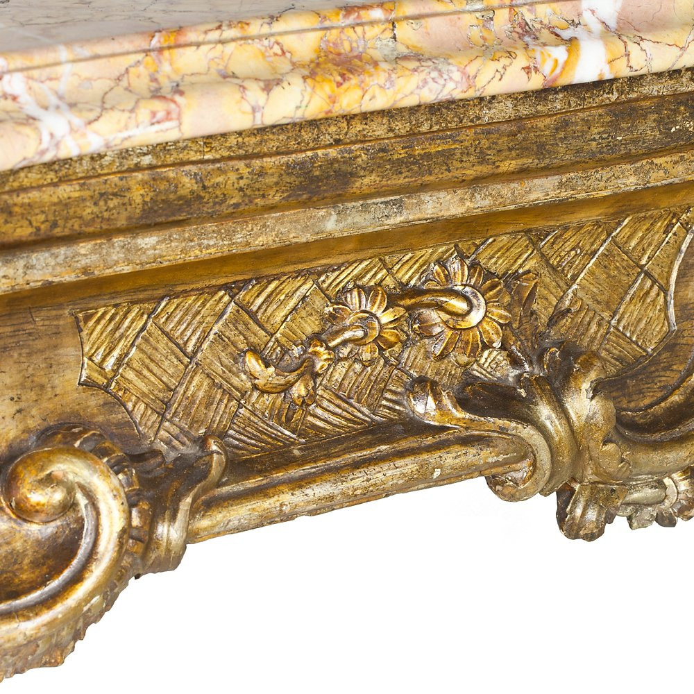 Paire de consoles Louis XV-photo-1
