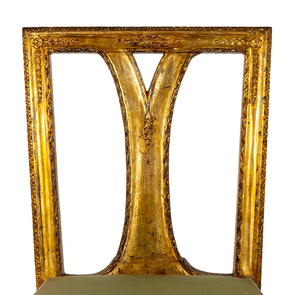 Ensemble de huit chaises Louis XVI-photo-2
