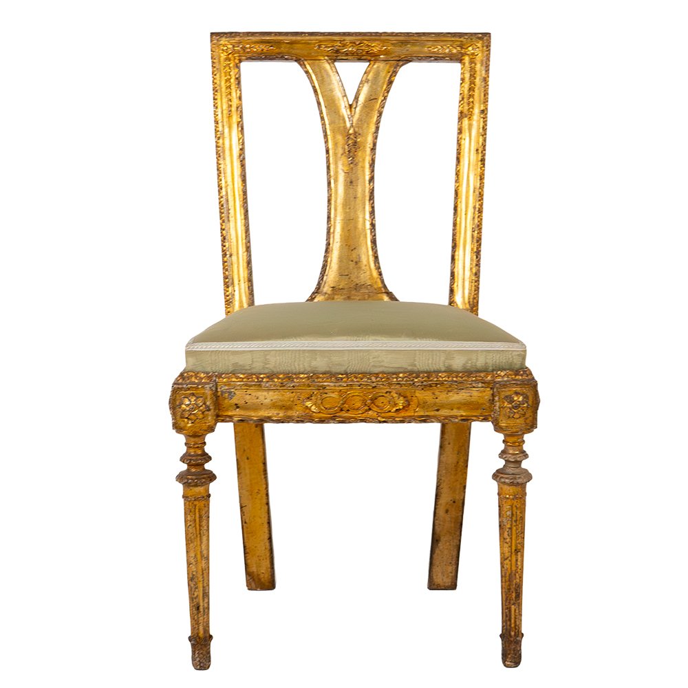 Ensemble de huit chaises Louis XVI-photo-3
