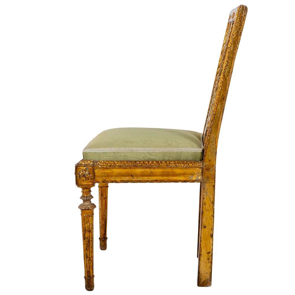 Ensemble de huit chaises Louis XVI-photo-4