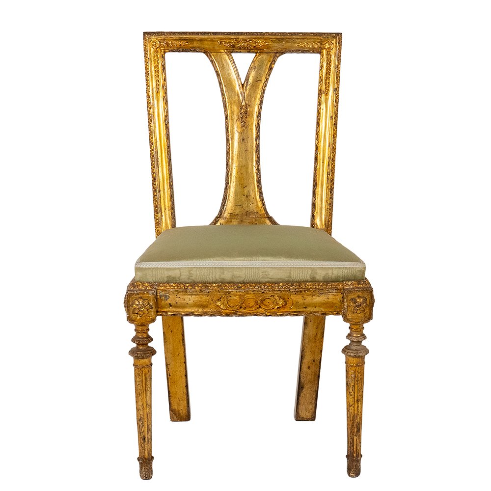 Ensemble de huit chaises Louis XVI-photo-1