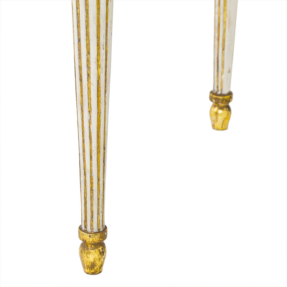 Louis XVI Half-moon Console Table-photo-6
