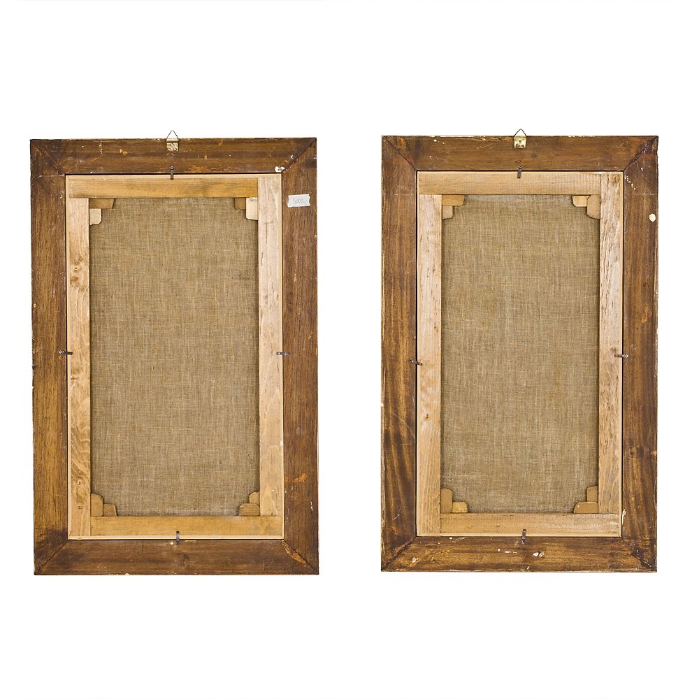 A Pair Of Paintings Depicting Two Still Lifes-photo-2