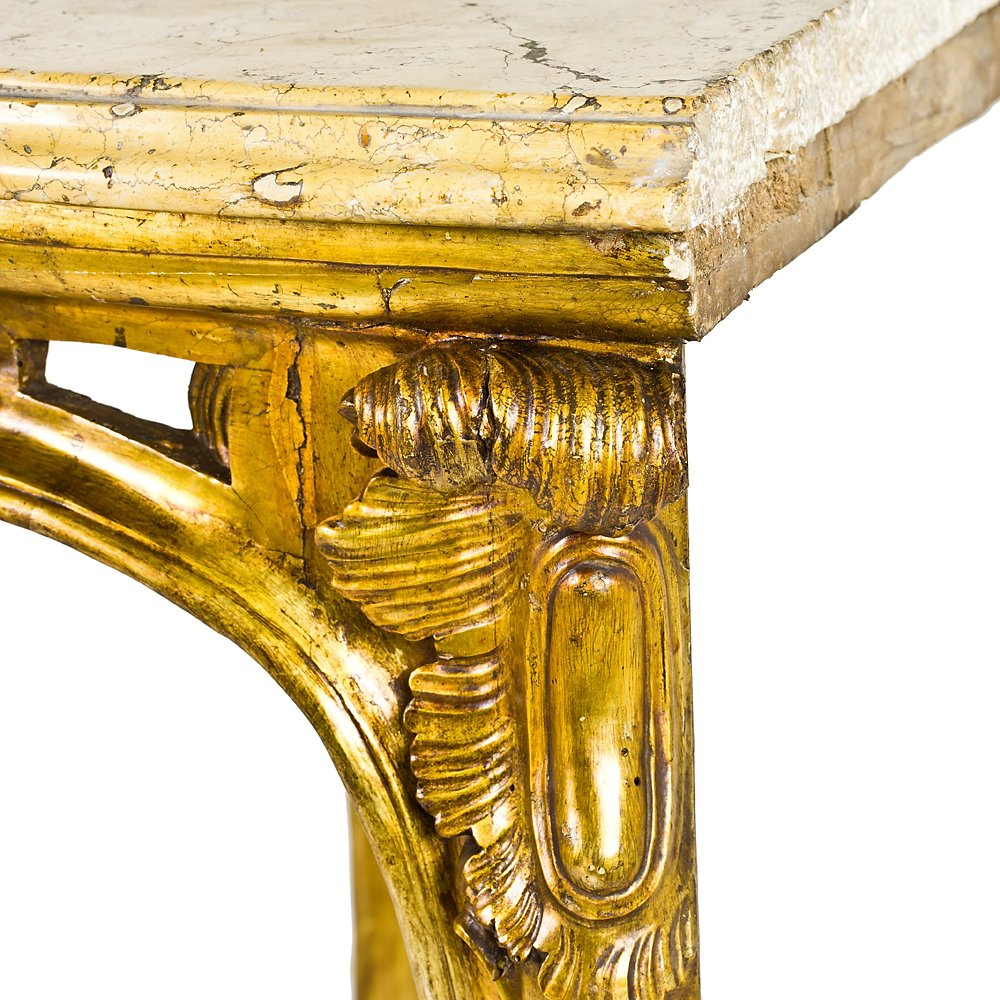 Paire de consoles Louis XV de Naples-photo-2