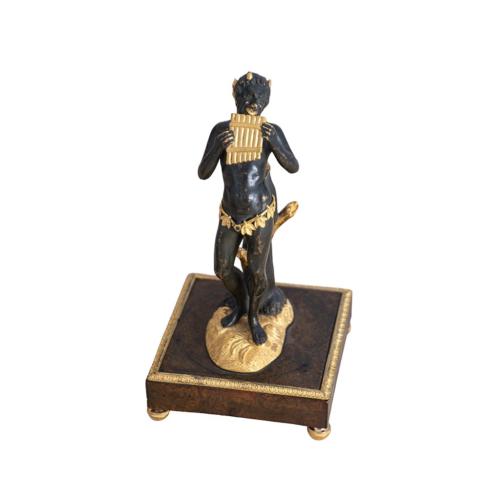 Paire de statuettes représentant Papageno et Monostatos de La Flûte enchantée de W. A. ​​Mozart-photo-1
