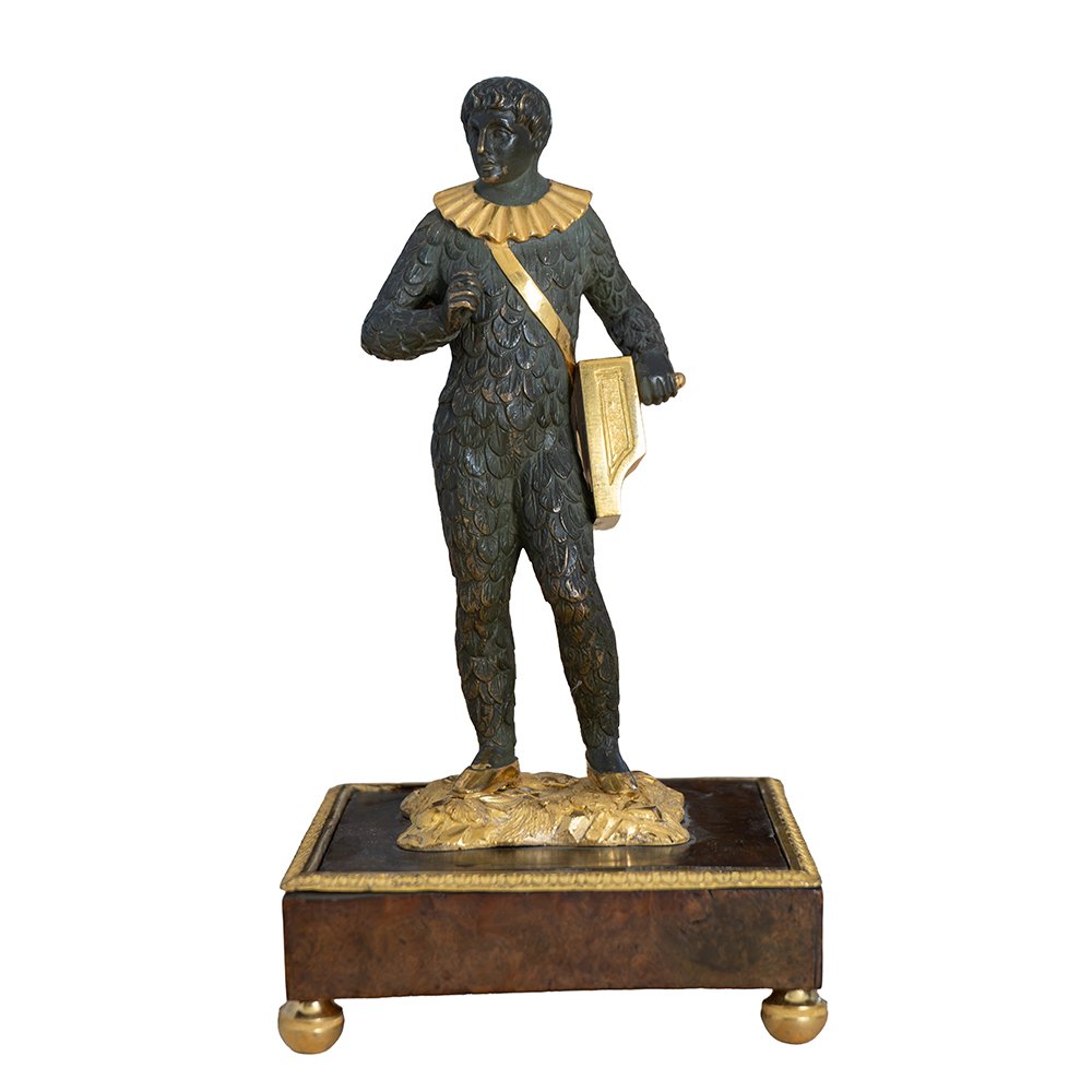 Paire de statuettes représentant Papageno et Monostatos de La Flûte enchantée de W. A. ​​Mozart-photo-3