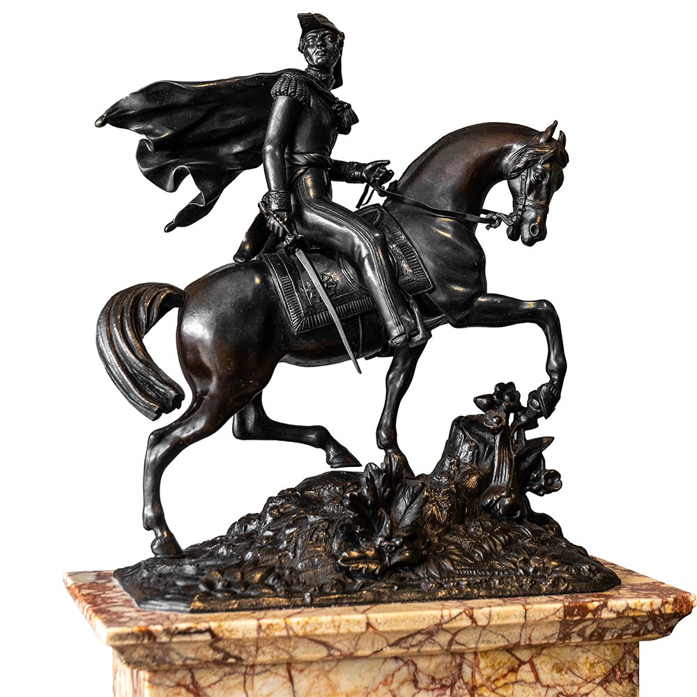 French Equestrian Sculpture