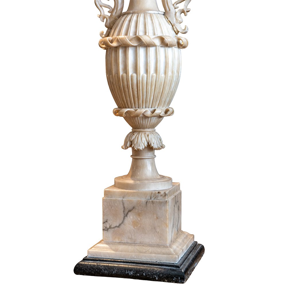Pair Of Alabaster Vases-photo-1