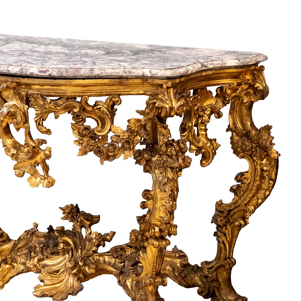 18th-century Florentine Console Table-photo-3