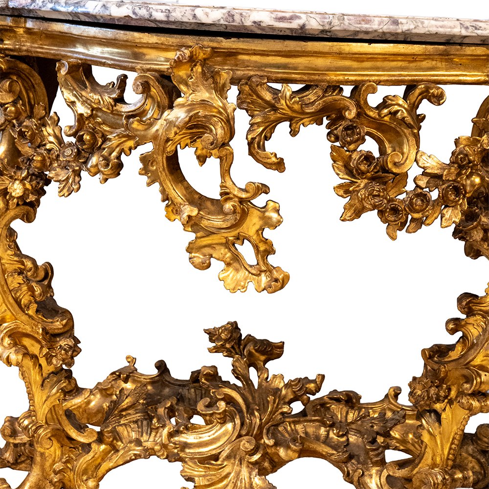 18th-century Florentine Console Table-photo-1
