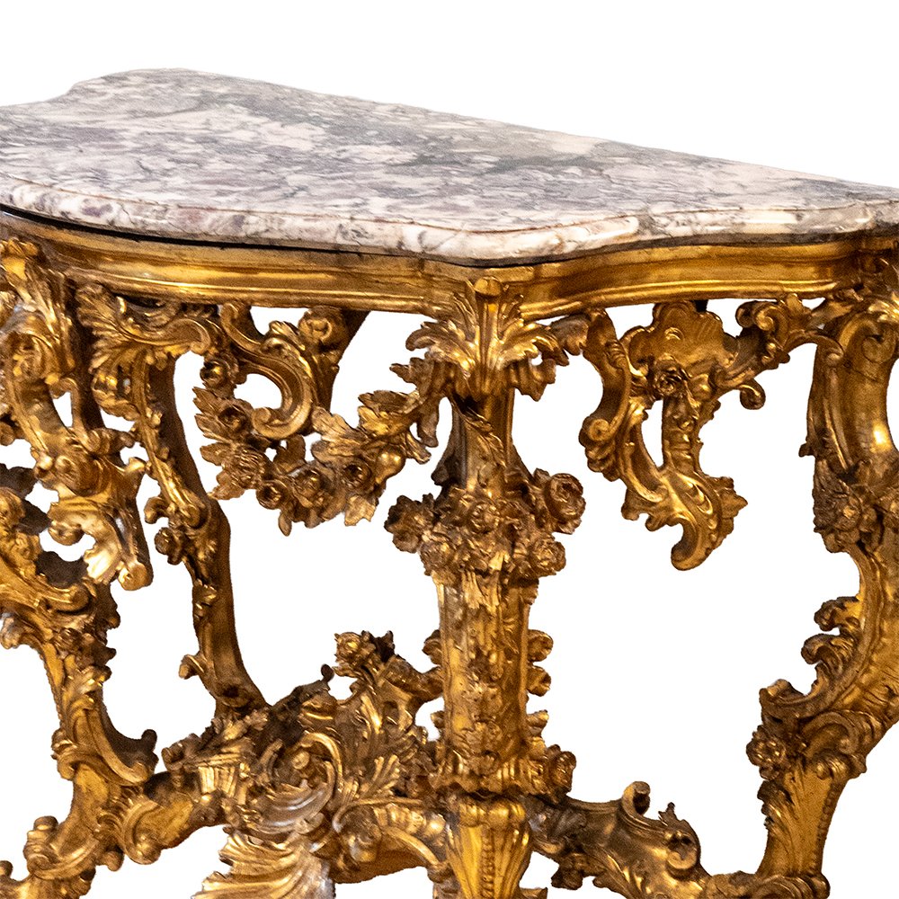 18th-century Florentine Console Table-photo-4