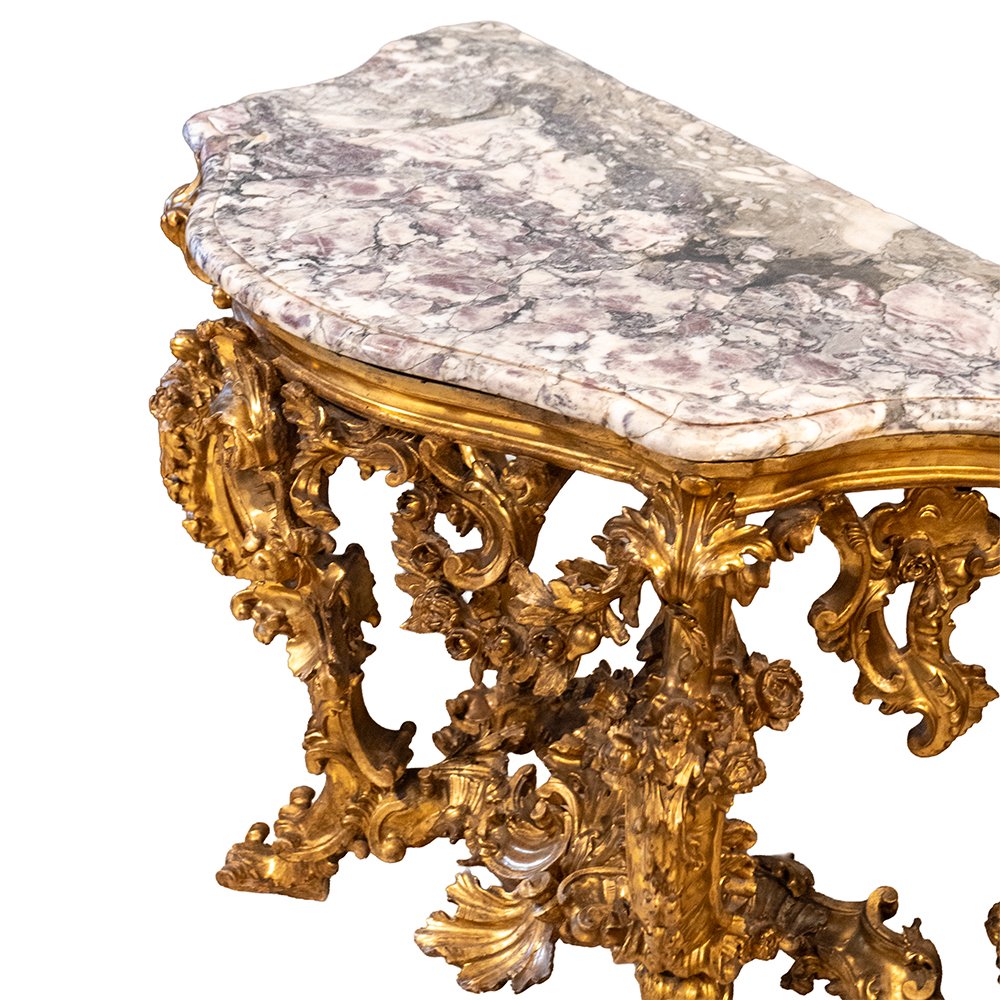 18th-century Florentine Console Table-photo-5