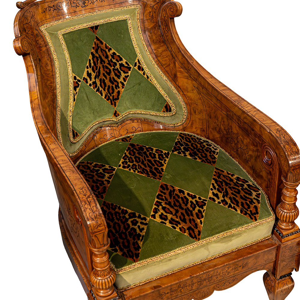 Paire de fauteuils Andrea Viola – époque Charles X-photo-1