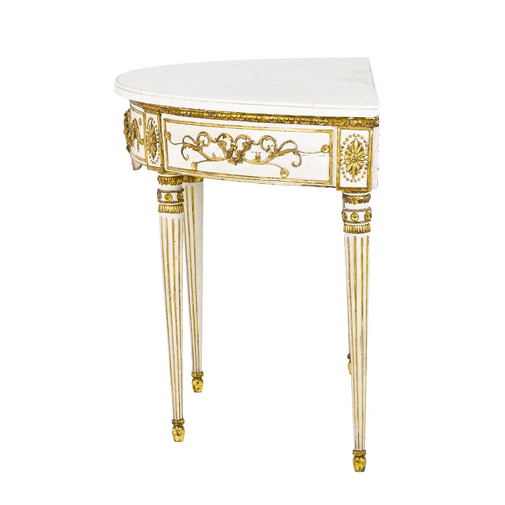 Console demi-lune Louis XVI-photo-1