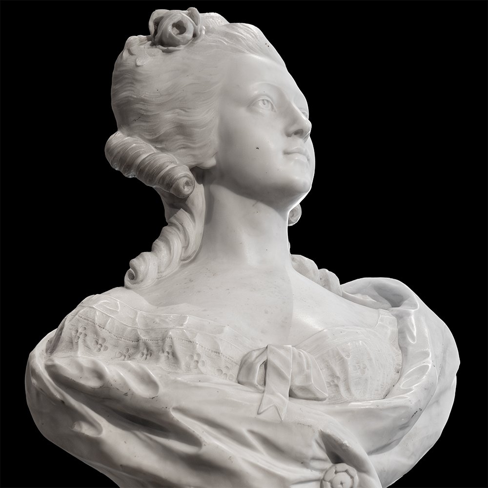 Buste de noble dame – Charles Le Brun (1619-1690)-photo-2