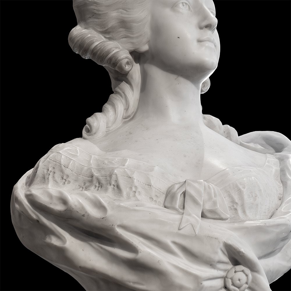 Buste de noble dame – Charles Le Brun (1619-1690)-photo-3
