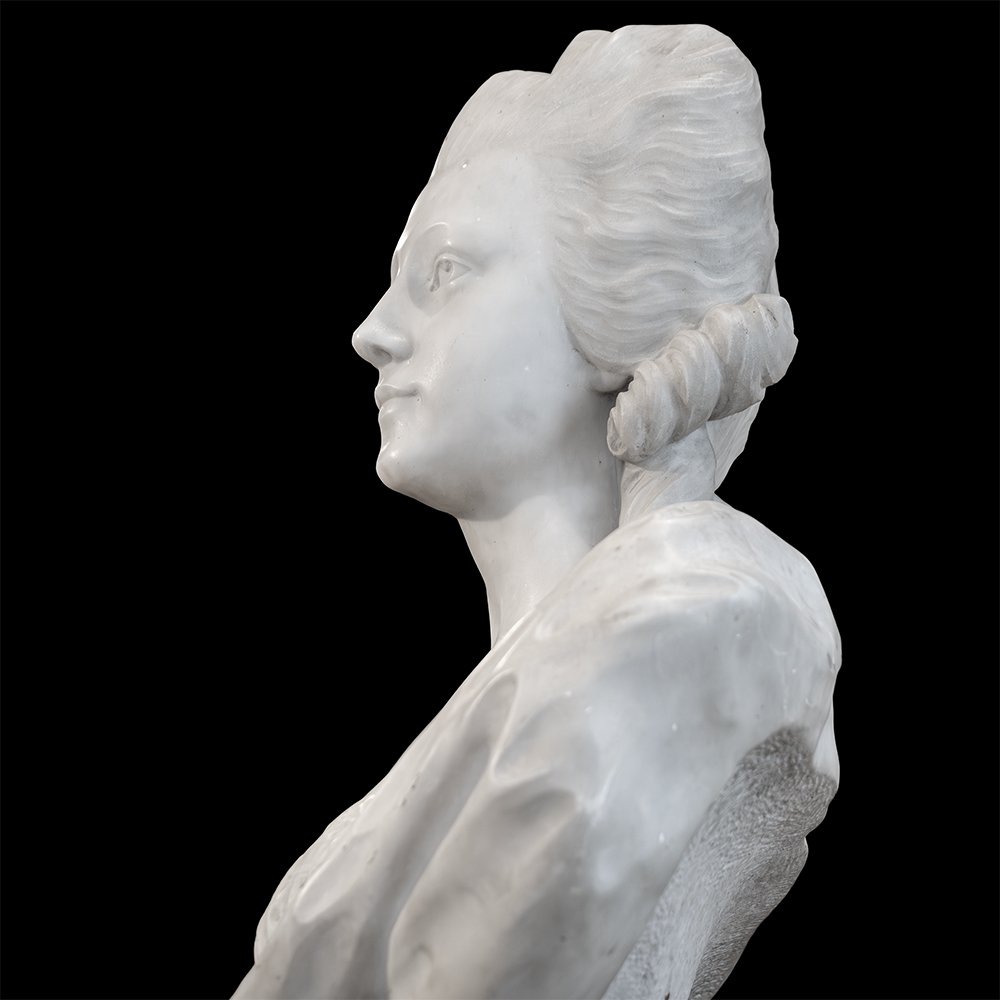 Buste de noble dame – Charles Le Brun (1619-1690)-photo-1