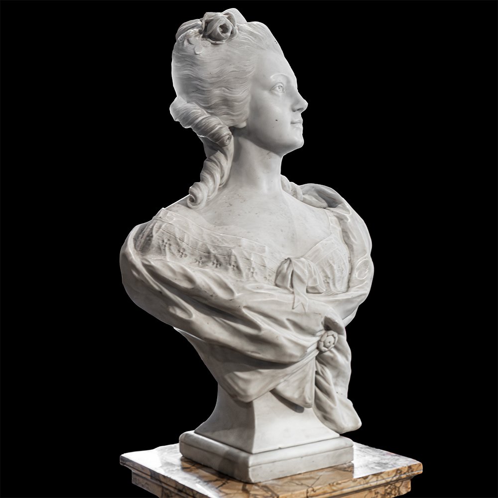 Buste de noble dame – Charles Le Brun (1619-1690)-photo-3