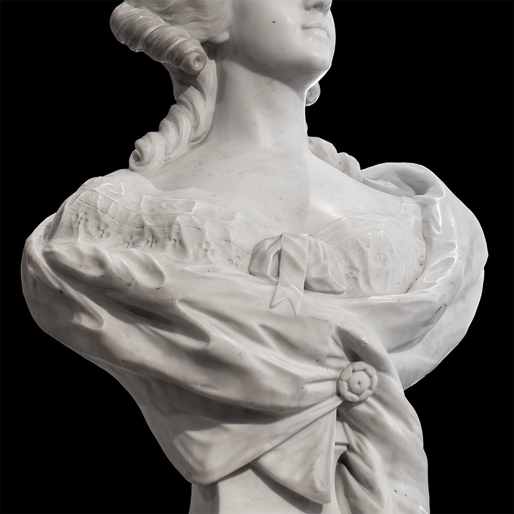 Buste de noble dame – Charles Le Brun (1619-1690)-photo-5