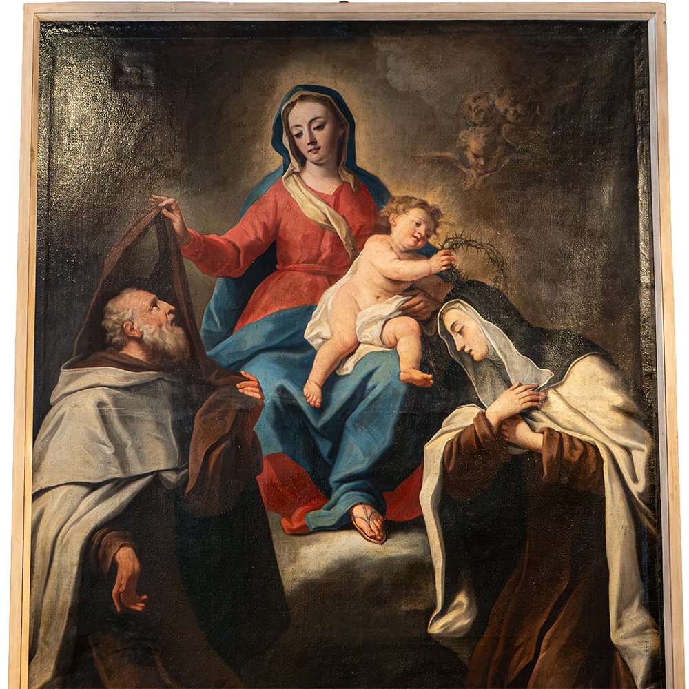 Painting Depicting The Holy Family With Saints-photo-2