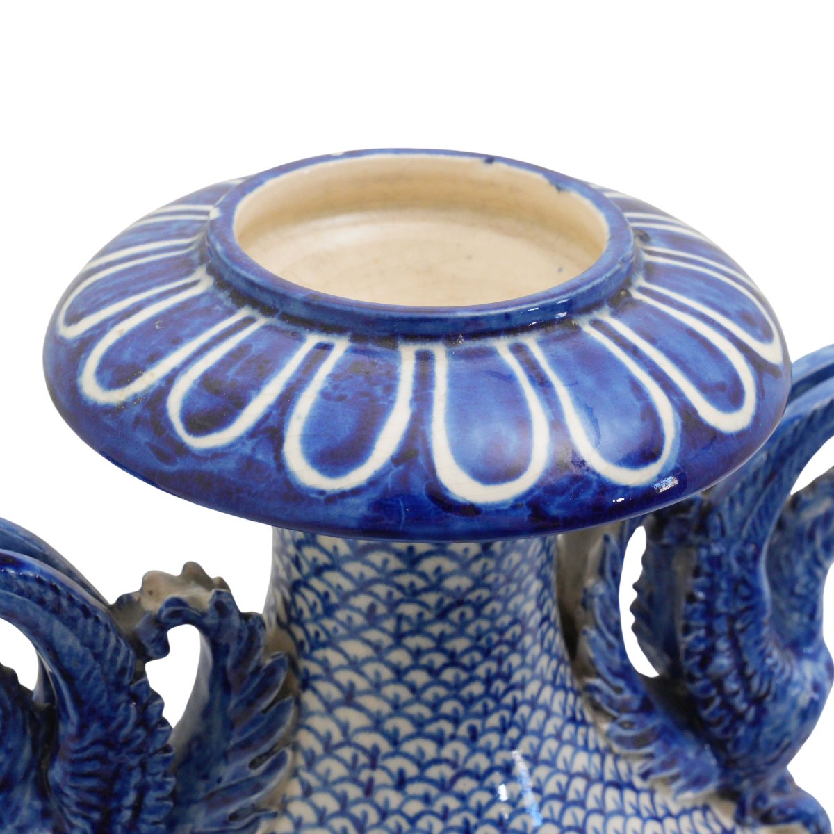 Giustiniani Vase In Glazed Earthenware-photo-3
