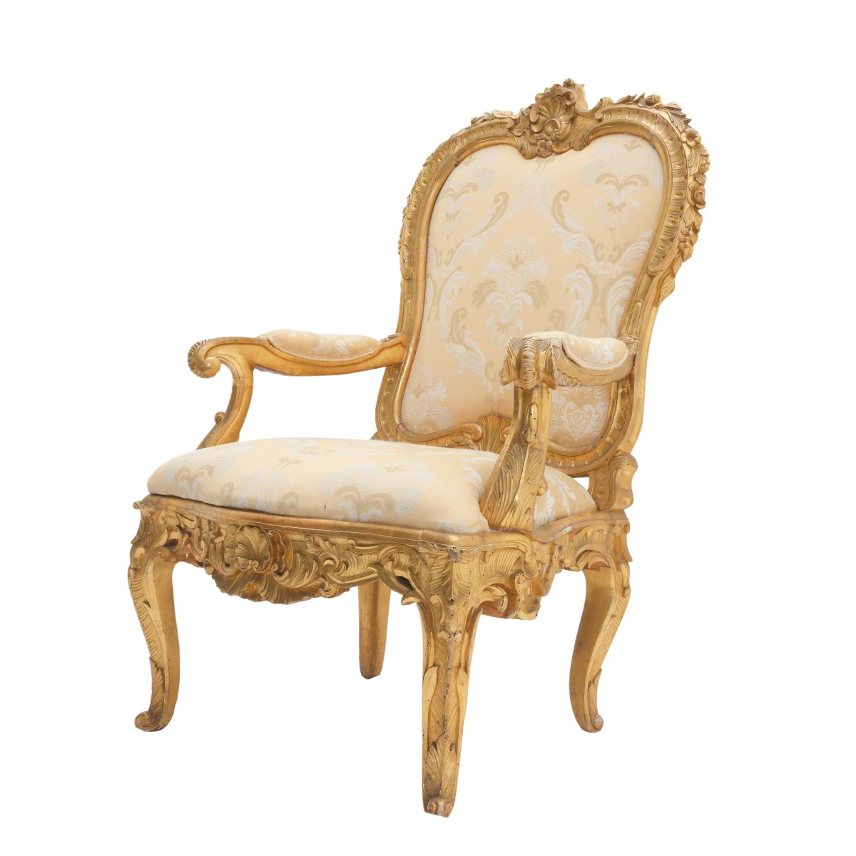 Pair Of Louis XV Armchairs – Rome-photo-4