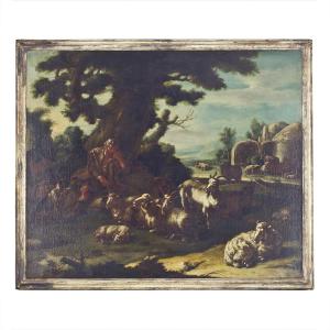 Tableau pastoral « Domenico Brandi »