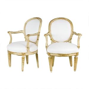 Pair Of Louis XVI Armchairs