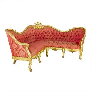 Canapé Louis XV – 2 x 2 m