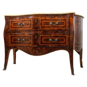 Neapolitan Louis XV Chest Of Drawers