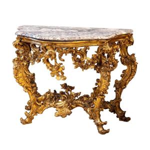Console florentine du XVIIIe siècle
