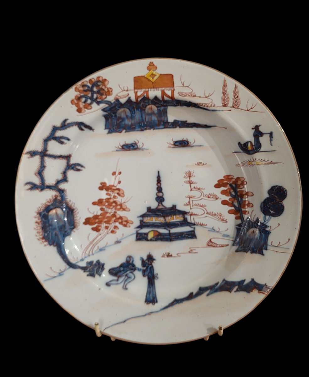 Three Plates In Majolica From Milan, Felice Clerici Manufacture Or Pasquale Rubati-photo-3